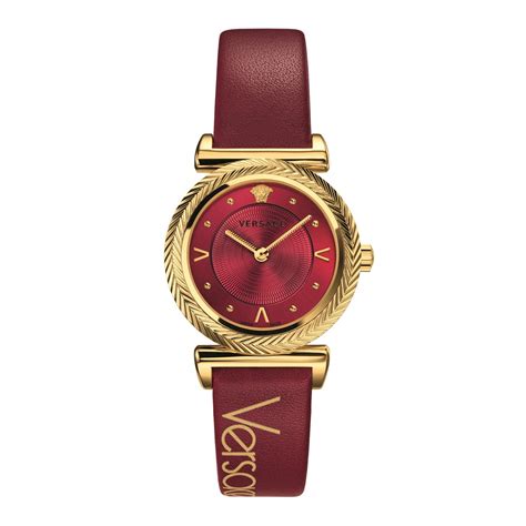 versace v motif watch.